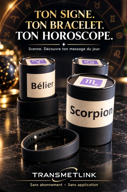 Bracelet astrologique TRANSMETLINK