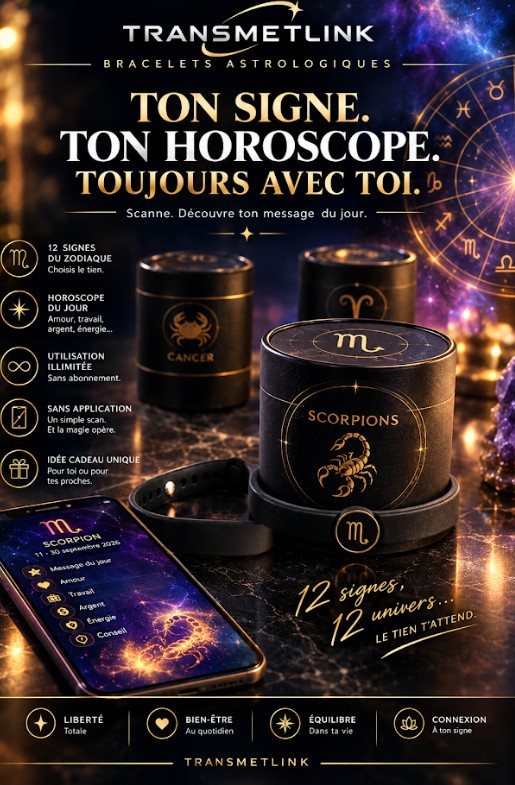 Bracelet astrologique TRANSMETLINK